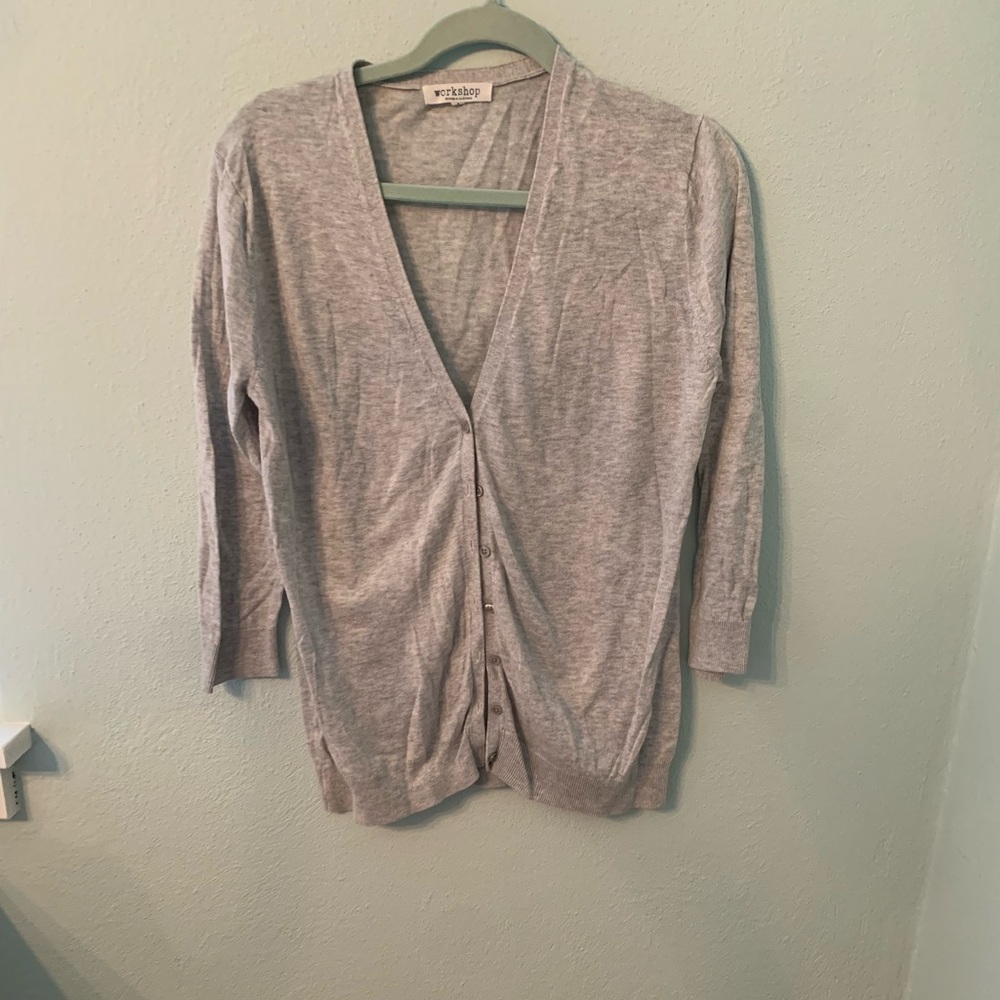Workshop Grey Cardigan